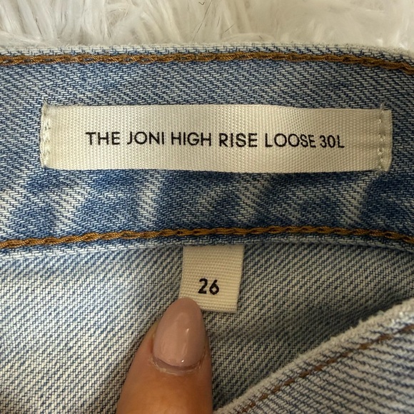 Denim Forum The Joni High Rise Loose Size 26 30L Aritzia #103032 - Picture 7 of 9